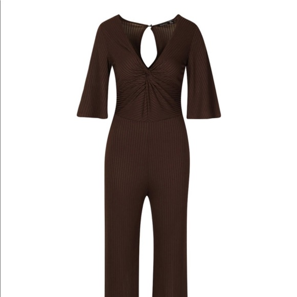 Ribbed-styled Romper - Picture 2 of 6